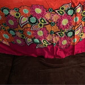 Vera Bradley Vibrant Red and Green Fabric